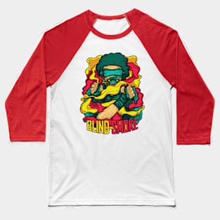 Colorfull Blind Smoke Baseball T-Shirt